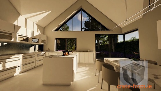 Interior renovation by an architect in westmeath